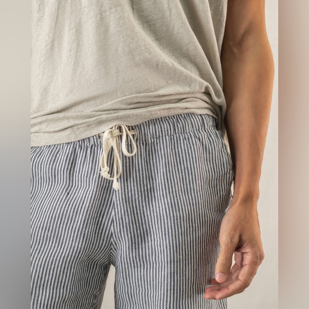 Alex Crane 100% Linen Bo Shorts